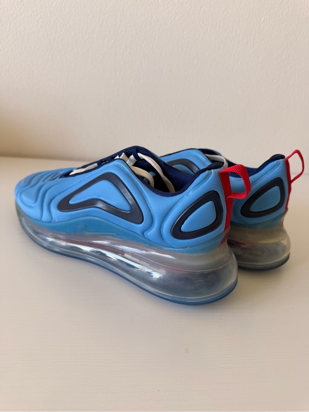 Nike Blue and Red Air Max 720 Sneakers Size 8.5 (25.5cm) - Picture 5 of 11